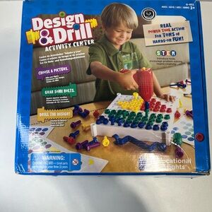 Design and Drill Activity Center for kids ages 3+